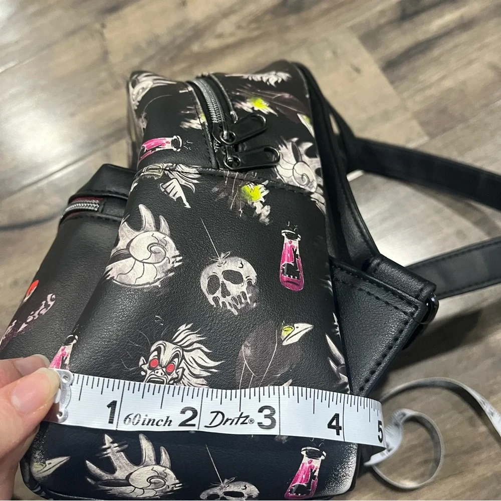 LOUNGEFLY DISNEY VILLAINS MINI BACKPACK MALEFICENT URSULA CRUELLA EVIL QUEEN